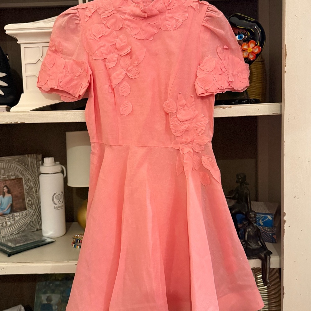 Antonio Melani sz 2 Iris floral dress taffy pink nwt - Picture 10 of 10